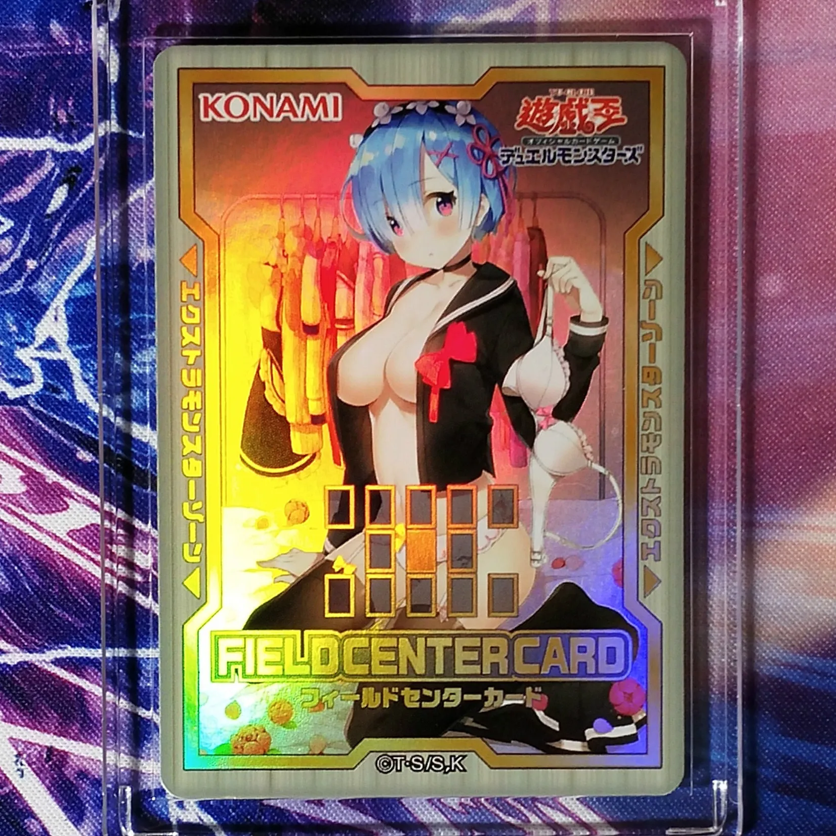 Yu Gi Oh Rem Life In A Different World From Zero DIY Colorful Toys Hobbies Collectibles Game Collection Anime Field Center Card
Yu Gi Oh Rem Life In A Different World From Zero DIY Colorful Toys Hobbies Collectibles Game Collection Anime Field Center Card