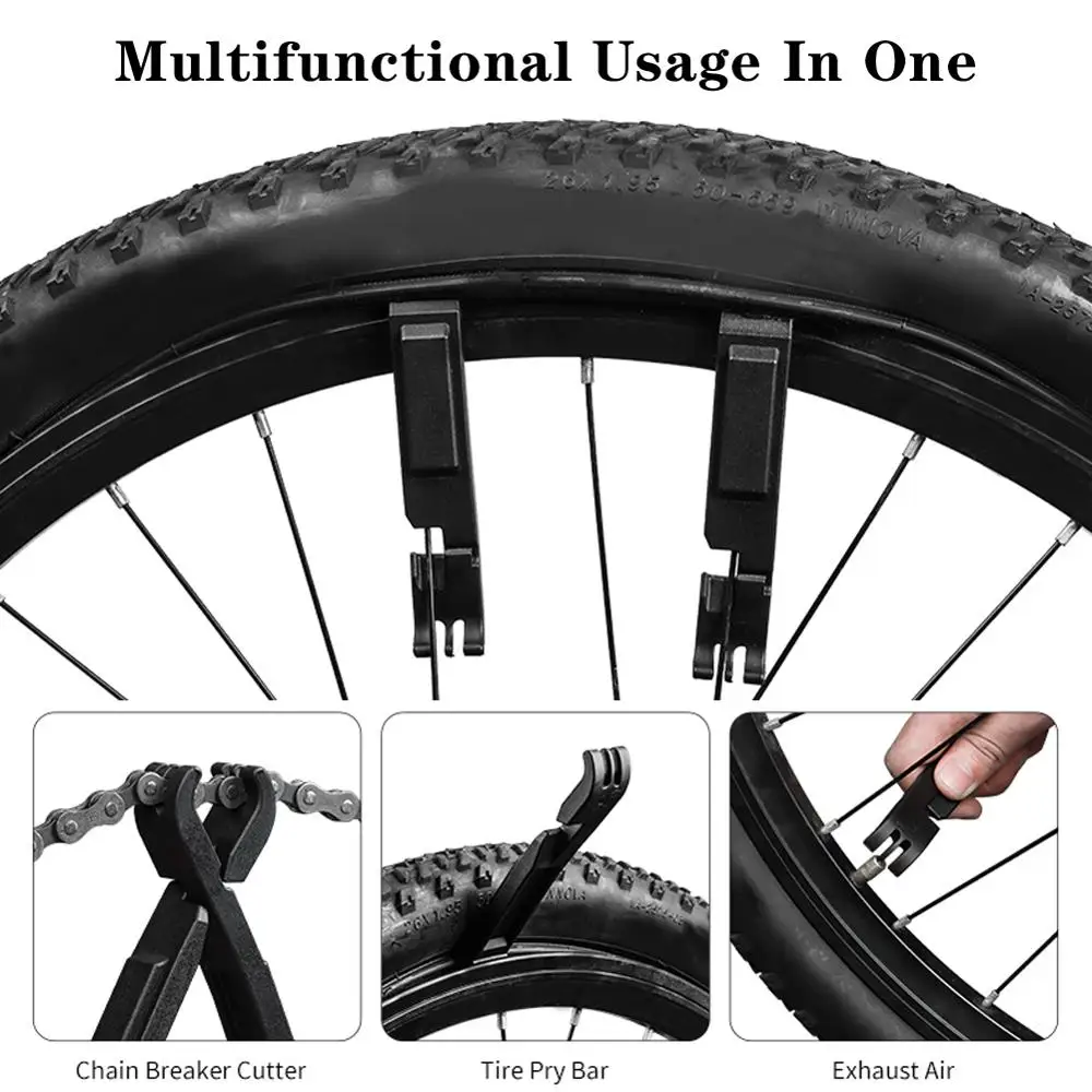 Bicycle Tyre Tire Lever MTB Bike Multifunctional Repair Tools Bicycle Accessories Cycling Master Link Chain Pliers 
Bicycle Tyre Tire Lever MTB Bike Multifunctional Repair Tools Bicycle Accessories Cycling Master Link Chain Pliers