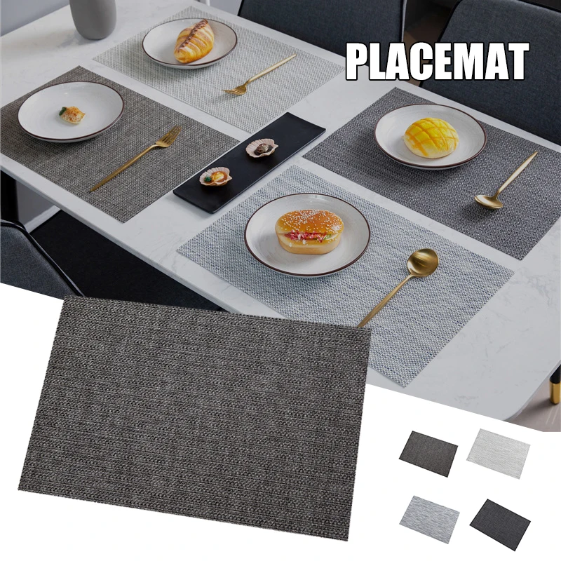 Placemats Set of 4 Heat Resistant Non-Slip PVC Woven Mat for Dining Table Washable Modern Home Decoration подставка под горячее
Placemats Set of 4 Heat Resistant Non-Slip PVC Woven Mat for Dining Table Washable Modern Home Decoration подставка под горячее