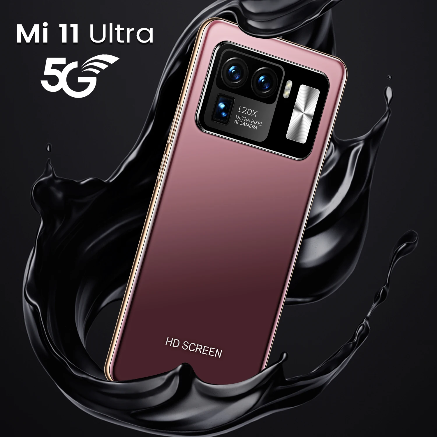 2021 Best Selling 5G Smartphone Mi11 Ultra 6800mAh Battery 6.7Inch Cellphone 8+256GB 16+32MP Android 10 Dual SIM Mobile Phone
2021 Best Selling 5G Smartphone Mi11 Ultra 6800mAh Battery 6.7Inch Cellphone 8+256GB 16+32MP Android 10 Dual SIM Mobile Phone