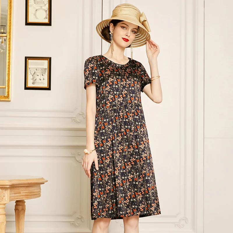 SHZQ Silk Dress Looks Thin, Foreign Style Floral Skirt 2021 New Summer Mulberry Silk Skirt
SHZQ Silk Dress Looks Thin, Foreign Style Floral Skirt 2021 New Summer Mulberry Silk Skirt