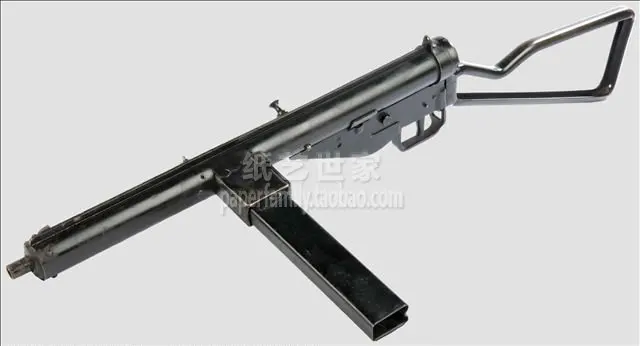 3D Бумага модель стен пистолет-пулемет 1:1 огнестрельное оружие Великой