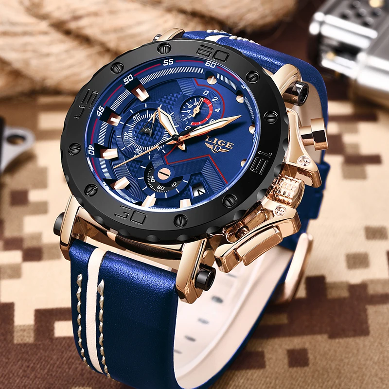 2019 LIGE New Fashion Blue Mens Watches Top Brand Luxury Dress Watch Men Quartz Watch Casual Waterproof Clock Relogio Masculino 
2019 LIGE New Fashion Blue Mens Watches Top Brand Luxury Dress Watch Men Quartz Watch Casual Waterproof Clock Relogio Masculino