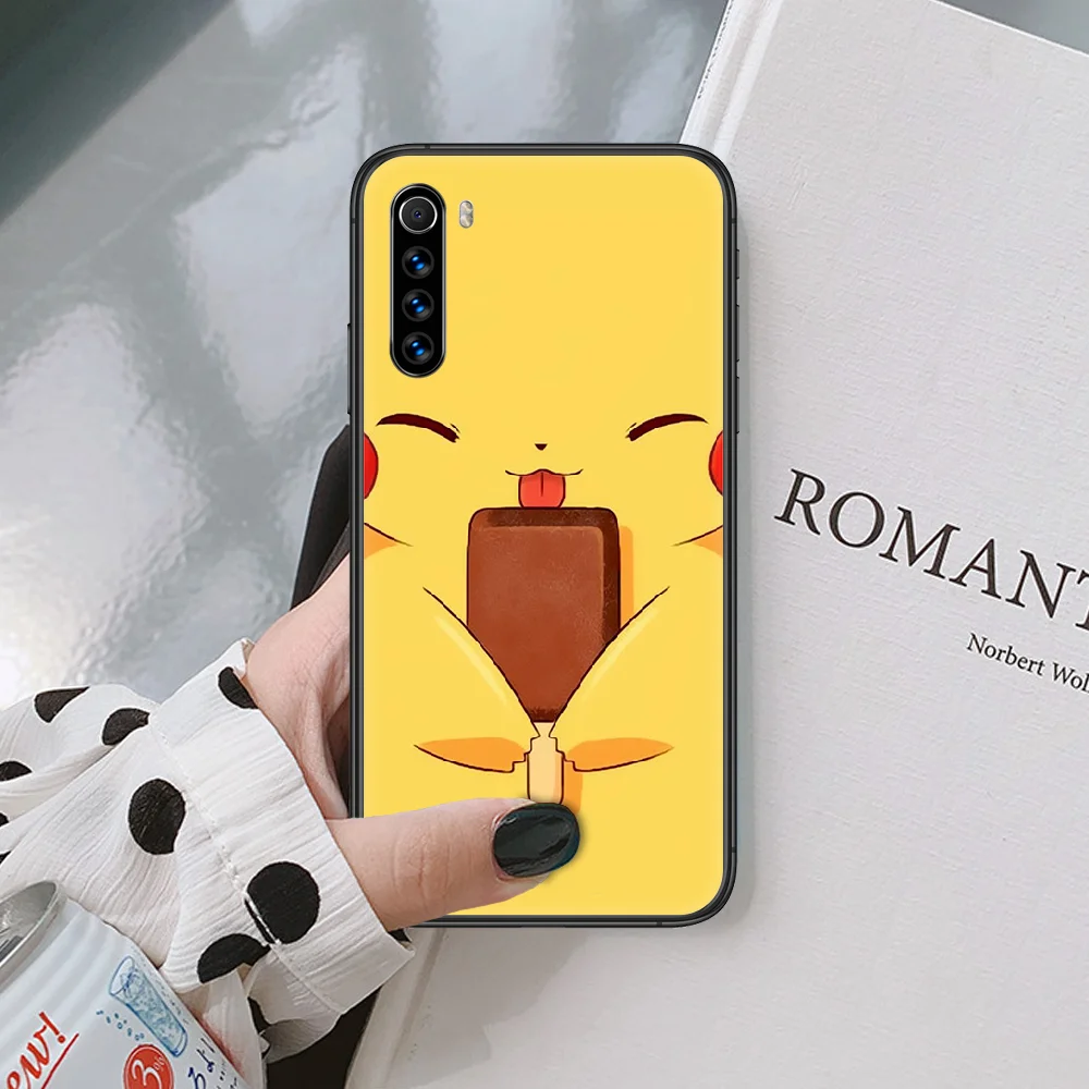 Cute Pikachus cartoon Phone Case For Xiaomi Redmi Note 7 8 8T 9 9S 4X 7 7A 9A K30 Pro Ultra Black black Cover Trend Funda
Cute Pikachus cartoon Phone Case For Xiaomi Redmi Note 7 8 8T 9 9S 4X 7 7A 9A K30 Pro Ultra Black black Cover Trend Funda