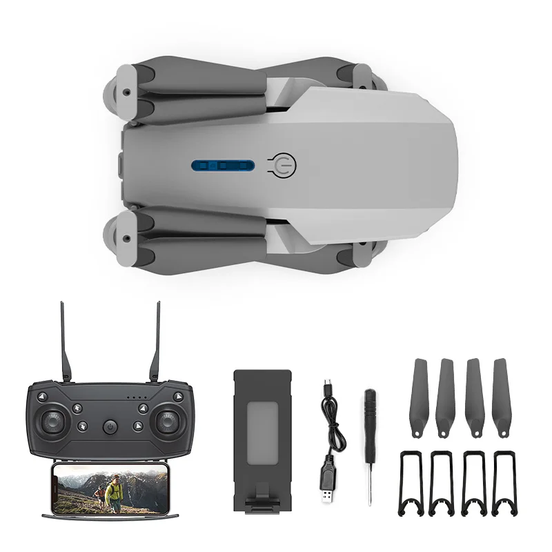 ZHRC E88 Drone 4K HD Carema Wide Angle Wifi FPV Mini Dron Height Hold Follow Me Foldable RC Helicopter Quadcopter Toys for Boys
ZHRC E88 Drone 4K HD Carema Wide Angle Wifi FPV Mini Dron Height Hold Follow Me Foldable RC Helicopter Quadcopter Toys for Boys