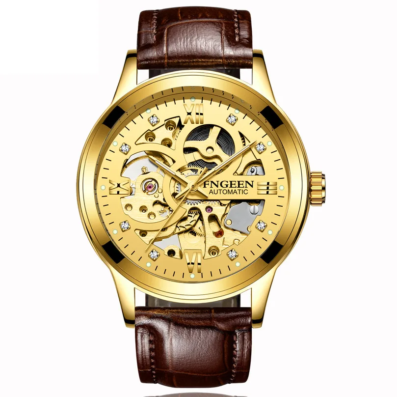 Fully Automatic Steel Belt Mechanical Watch Men's Watch Waterproof Night Light Double-sided Hollow Tourbillon
Fully Automatic Steel Belt Mechanical Watch Men's Watch Waterproof Night Light Double-sided Hollow Tourbillon