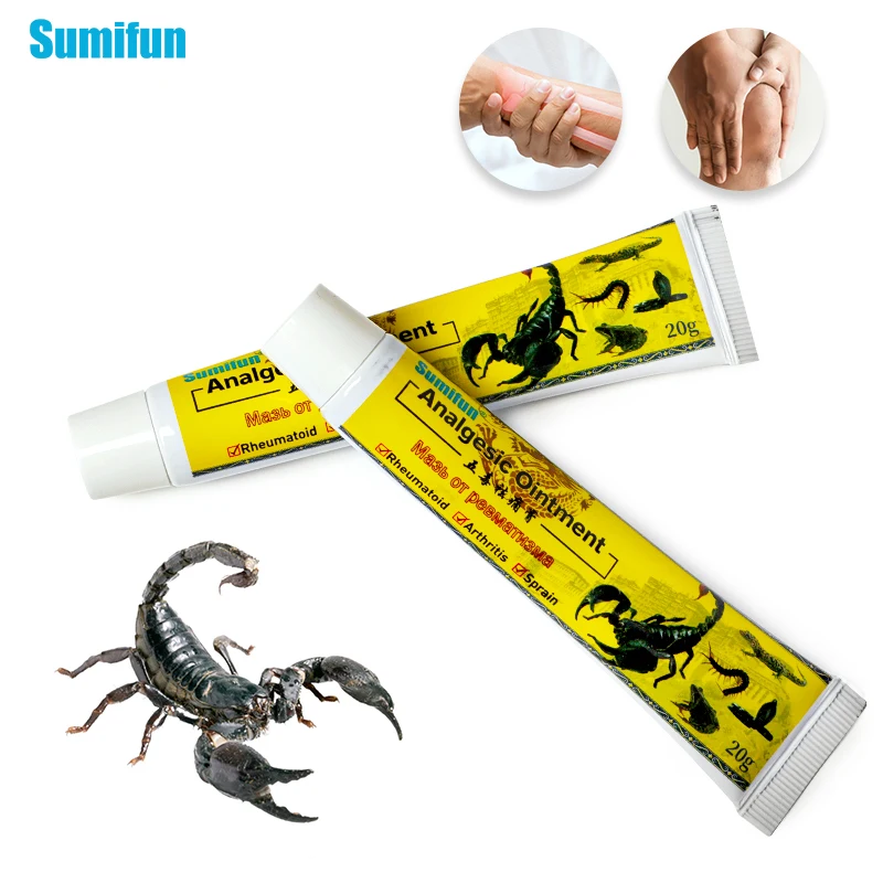 Sumifun 1/2pcs Scorpion Analgesic Ointment Joint Arthritis Pain Neuralgia Acid Stasis Muscle Sprain Massage Medical Plaster
Sumifun 1/2pcs Scorpion Analgesic Ointment Joint Arthritis Pain Neuralgia Acid Stasis Muscle Sprain Massage Medical Plaster