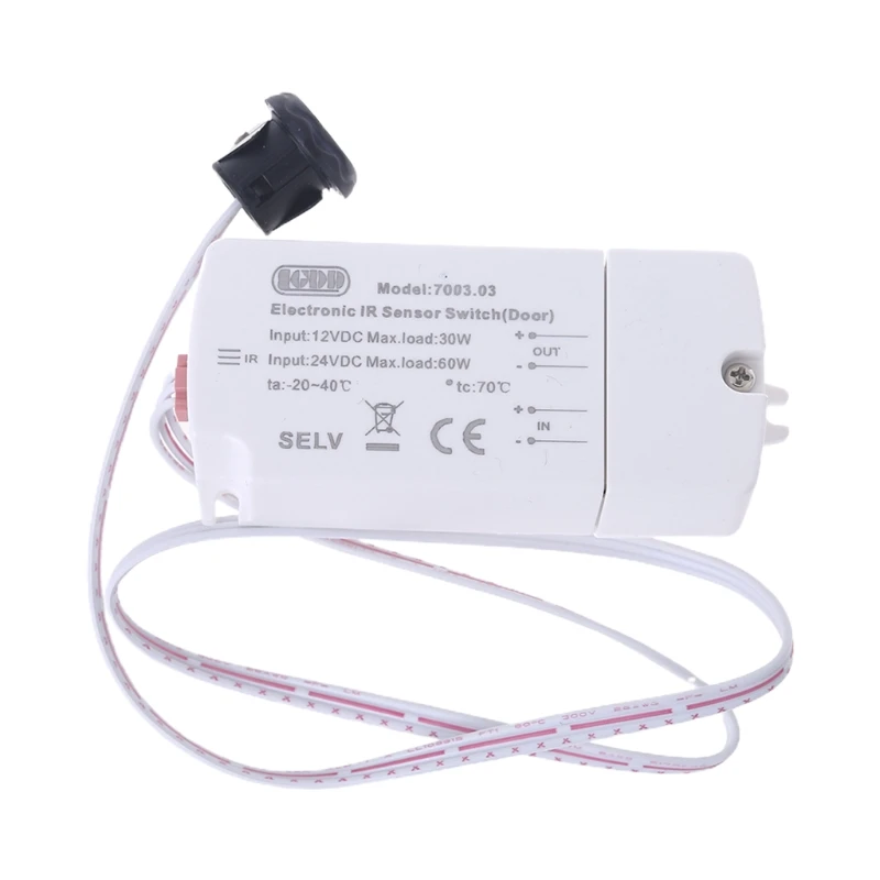 DC 12V IR Sensor Switch 40W Infrared Light Switch for LED Strips Motion Wave 5cm P9JC
DC 12V IR Sensor Switch 40W Infrared Light Switch for LED Strips Motion Wave 5cm P9JC
