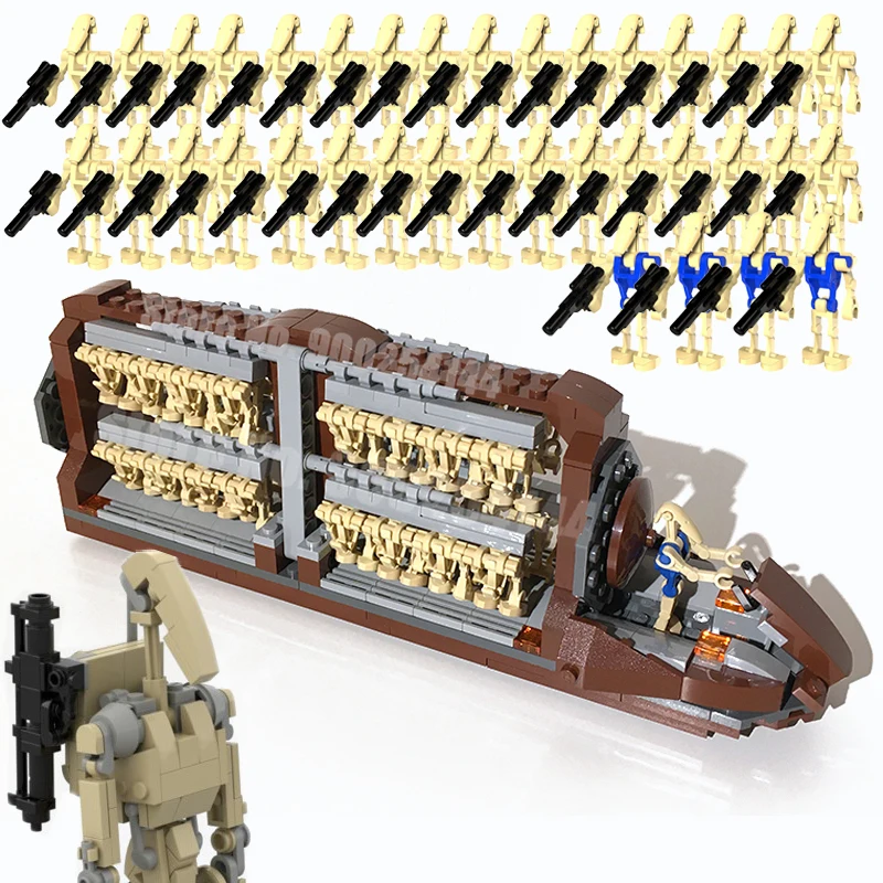 Строительные блоки MOC Star Plan, боевой транспорт, боевой корабль дроид, Platoon, атака, ремесла, космическая серия, детские игрушки 
Строительные блоки MOC Star Plan, боевой транспорт, боевой корабль дроид, Platoon, атака, ремесла, космическая серия, детские игрушки