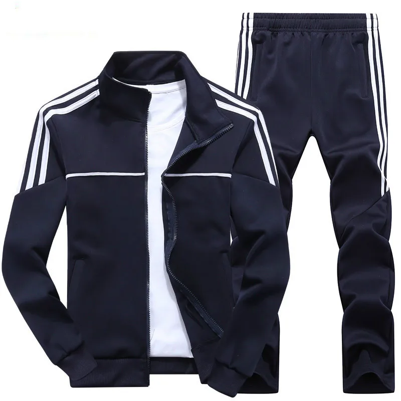 New Autumn Men's Sets Winter Striped Decoration Tracksuit Men Sportswear 2 Piece Set Jacket+Pant Sweatsuit Male 4XL Dropshipping
New Autumn Men's Sets Winter Striped Decoration Tracksuit Men Sportswear 2 Piece Set Jacket+Pant Sweatsuit Male 4XL Dropshipping
