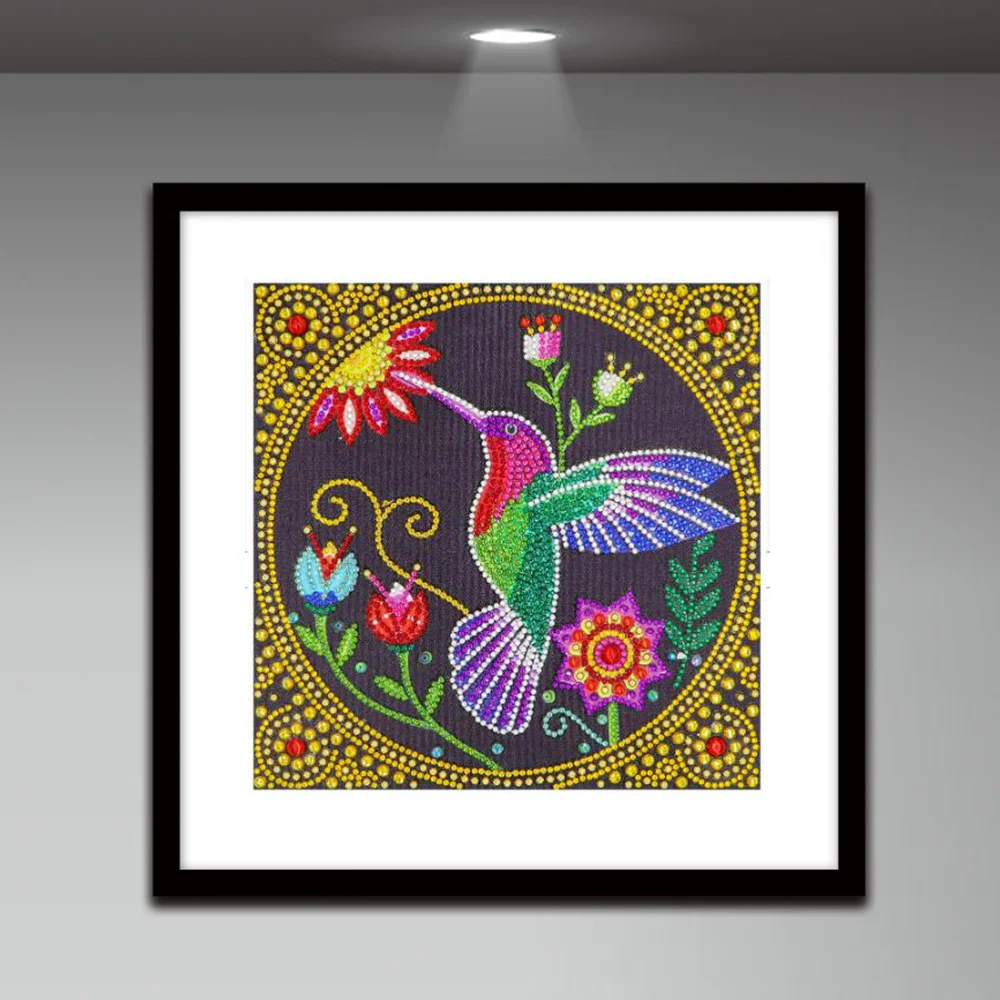 

Алмазная живопись 5D "сделай сам", птица, цветок, Алмазная мозаика, картина для стразы, вышивка крестиком, домашний декор