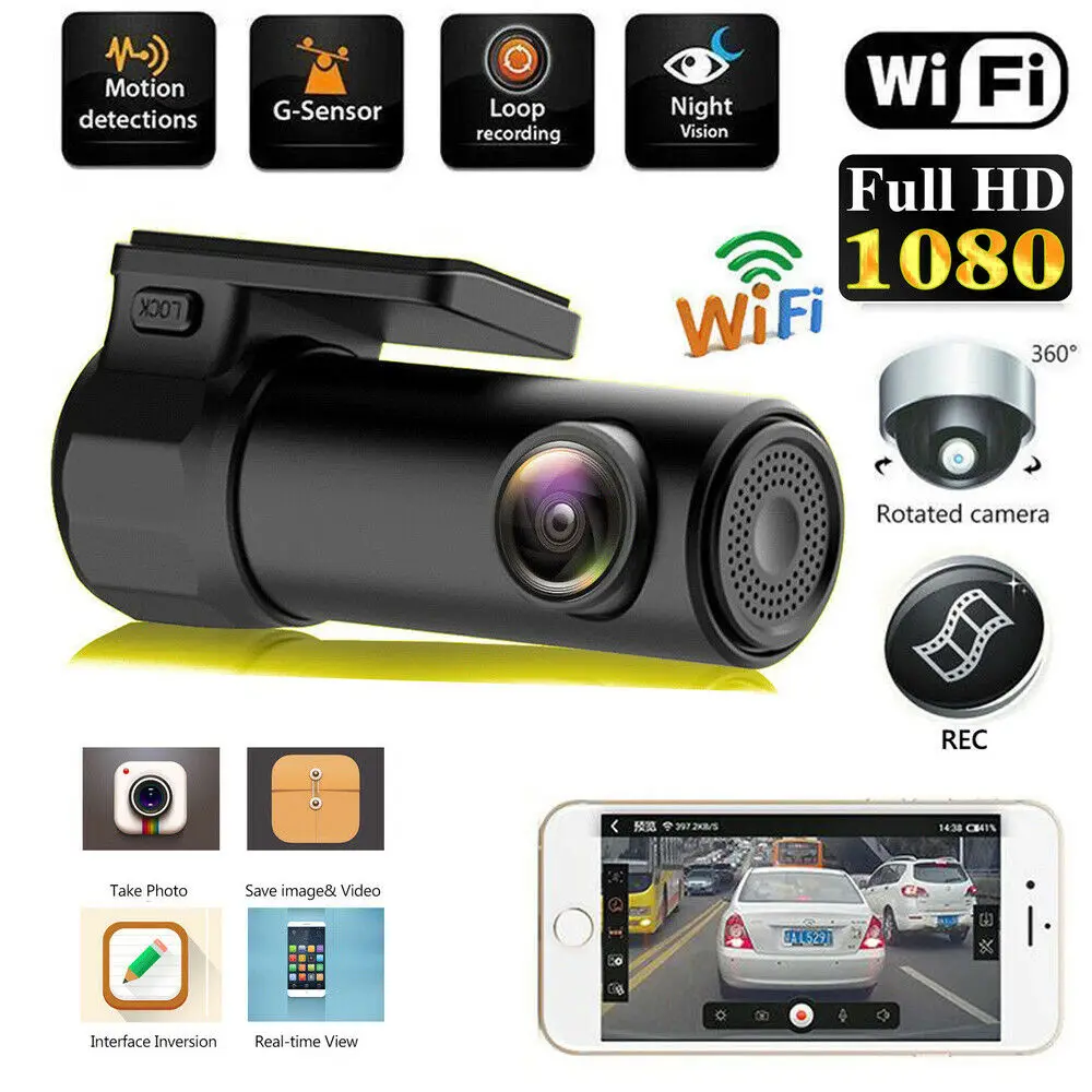 1080P Full HD Wifi Автомобильный видеорегистратор 170 ° Широкий угол беспроводной видеорегистратор DVR/Dash камера автостайлинг Лидер продаж
1080P Full HD Wifi Автомобильный видеорегистратор 170 ° Широкий угол беспроводной видеорегистратор DVR/Dash камера автостайлинг Лидер продаж