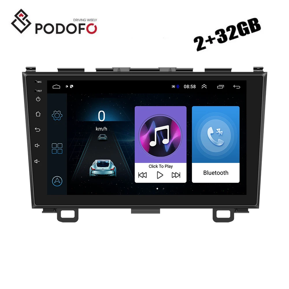 Podofo Android 9.1 9'' 2+32GB HD Mirror Car GPS Player Universal Radio GPS Navigation WIFI Player For 2008 - 2011 Honda CRV
Podofo Android 9.1 9'' 2+32GB HD Mirror Car GPS Player Universal Radio GPS Navigation WIFI Player For 2008 - 2011 Honda CRV