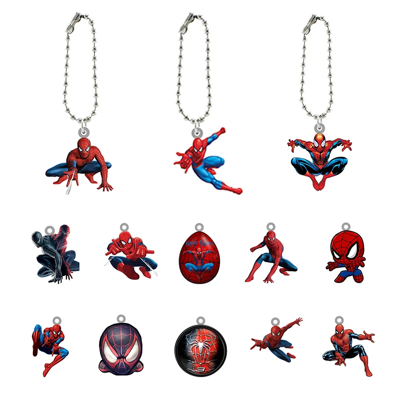 Disney Marvel Avengers Anime Cartoon Pattern Spider-Man Figure Keychains Acrylic Pendant Key Ring Girls Trendy Jewelrys XDS1139
Disney Marvel Avengers Anime Cartoon Pattern Spider-Man Figure Keychains Acrylic Pendant Key Ring Girls Trendy Jewelrys XDS1139