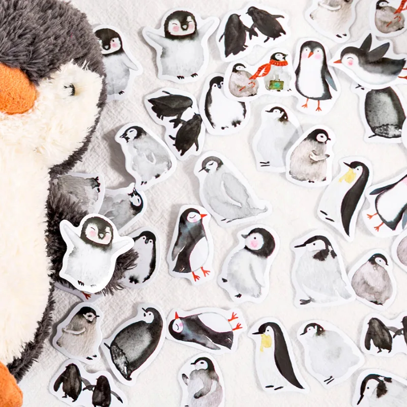 46 pcs/box Happy little penguin Decorative Stationery mini Stickers set Scrapbooking DIY Diary Album Stick Lable
46 pcs/box Happy little penguin Decorative Stationery mini Stickers set Scrapbooking DIY Diary Album Stick Lable