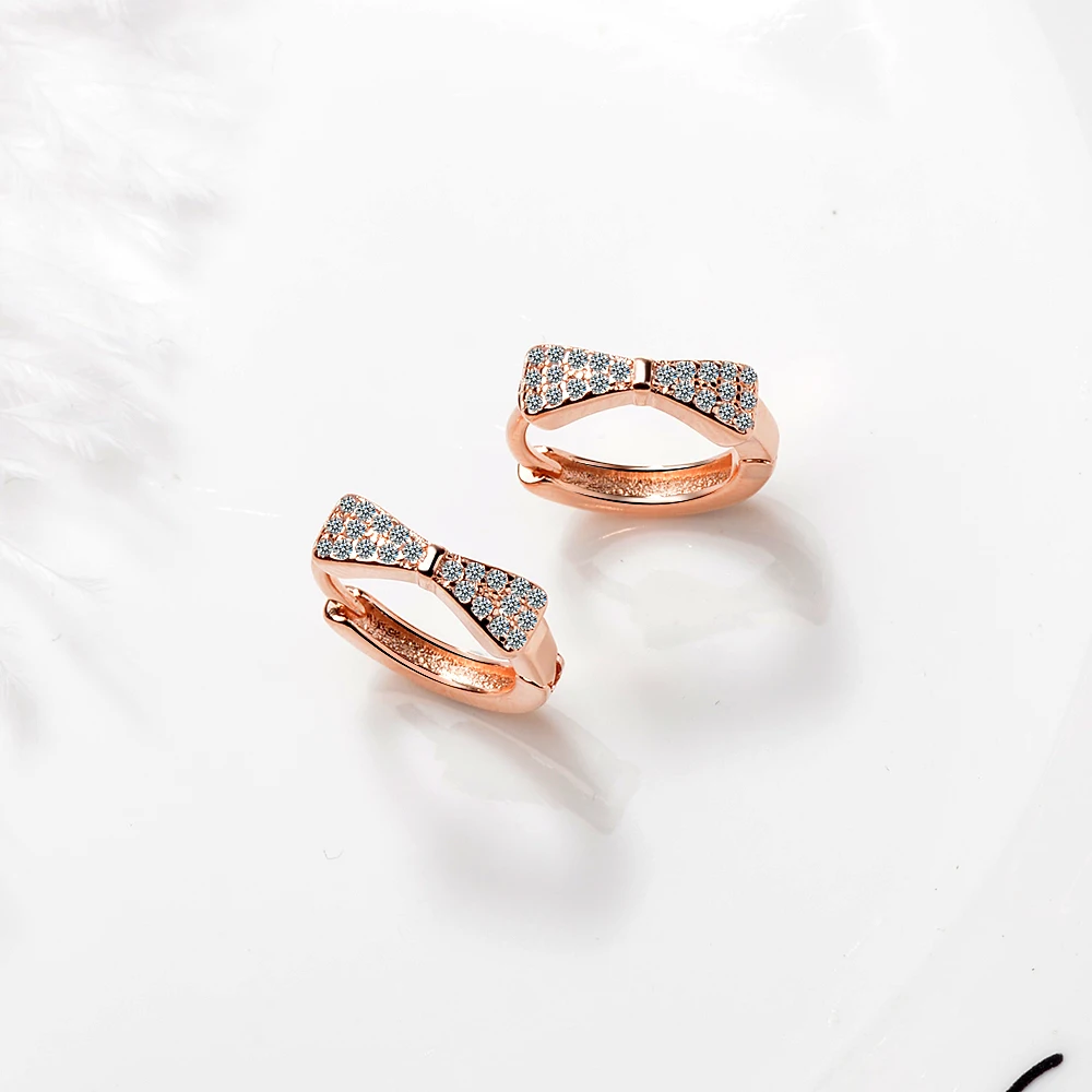 New Style Hot Selling Rose Gold and Silver S925 Earring Rings Fashion Bow-Knot Rhinestone Crystal Jewelry Gift For Lady And Girl
New Style Hot Selling Rose Gold and Silver S925 Earring Rings Fashion Bow-Knot Rhinestone Crystal Jewelry Gift For Lady And Girl