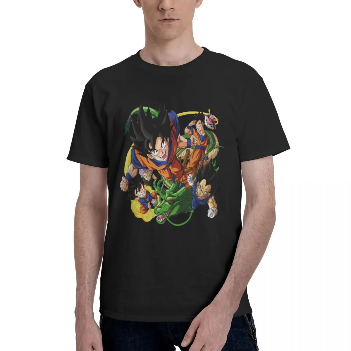 Bandai Dragon Ball Characters Goku Vegeta T-Shirts for Men Anime Dbz Pure Cotton Tees Short Sleeve T Shirts Plus Size Clothes
Bandai Dragon Ball Characters Goku Vegeta T-Shirts for Men Anime Dbz Pure Cotton Tees Short Sleeve T Shirts Plus Size Clothes