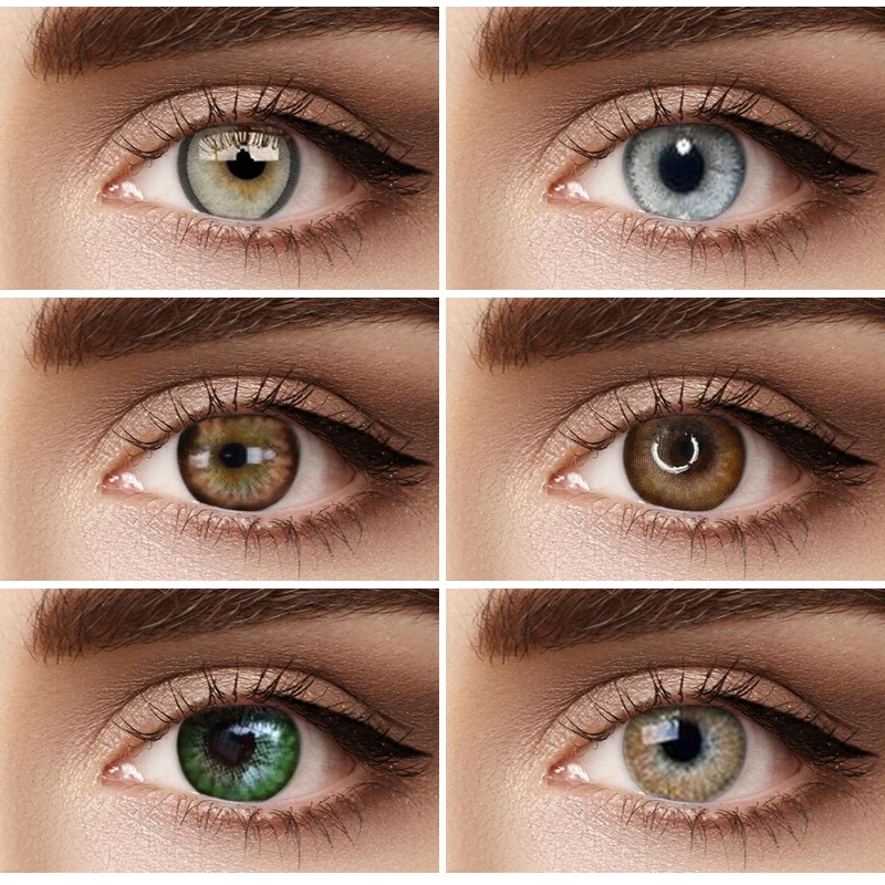 2pcs/pair 3 Tone Series Colored Contact Lenses for eyes Colored Eye Lenses Color Contacts 6 Natural lens Colors
2pcs/pair 3 Tone Series Colored Contact Lenses for eyes Colored Eye Lenses Color Contacts 6 Natural lens Colors