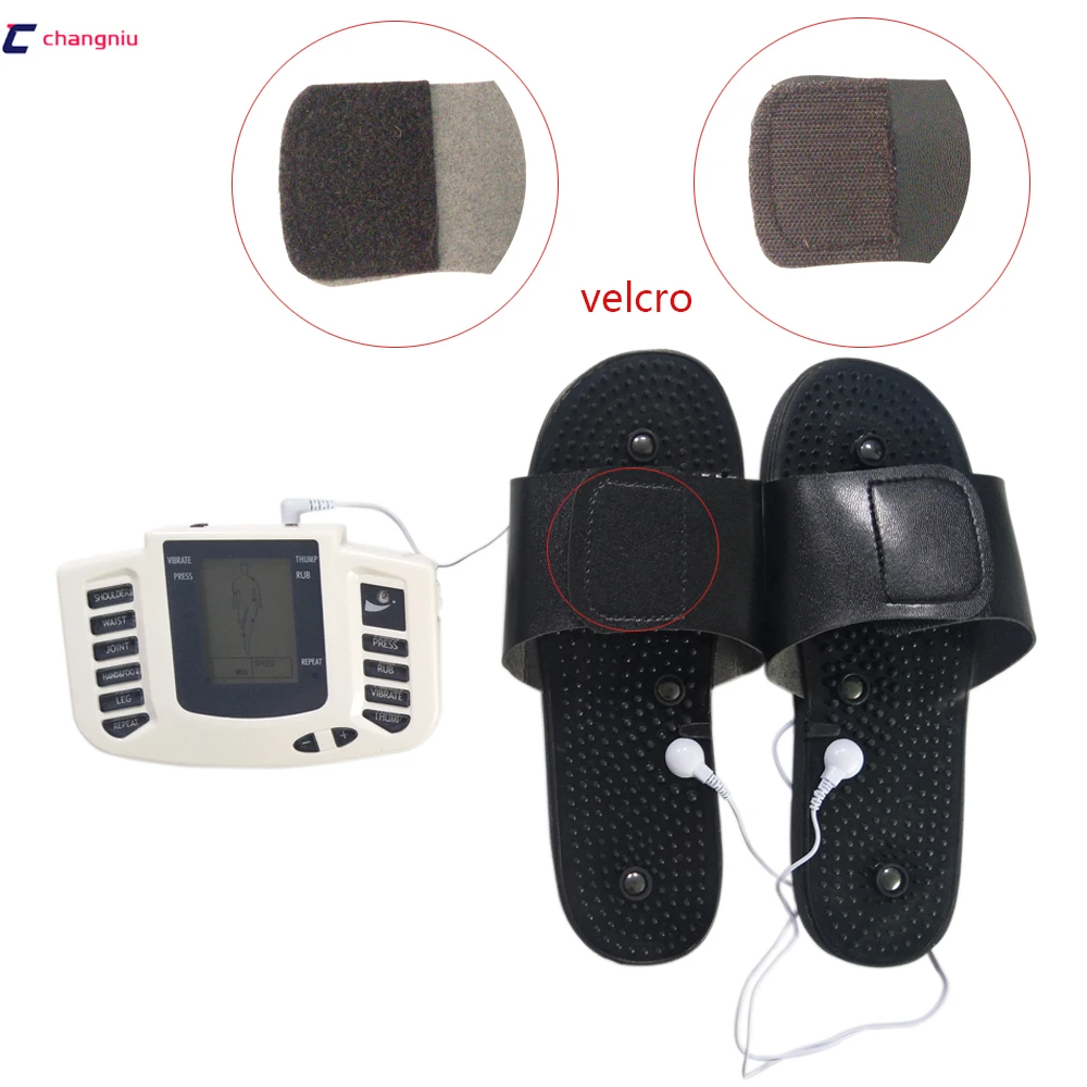

Lowest JR-309 New Electrical Stimulator Full Body Relax Muscle Massager,Pulse tens Acupuncture therapy slipper+ 6 Electrode pads
