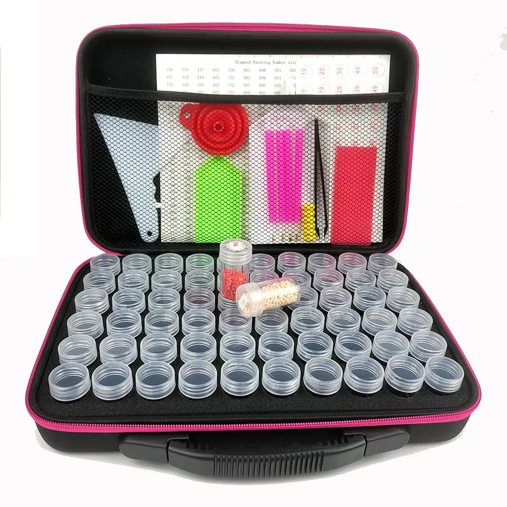 With 22pcs tools Diamond Painting Storage Box 30/60 Bottles Diamond Painting Accessories Tools Bead Mosaic Storage Container Bag
With 22pcs tools Diamond Painting Storage Box 30/60 Bottles Diamond Painting Accessories Tools Bead Mosaic Storage Container Bag