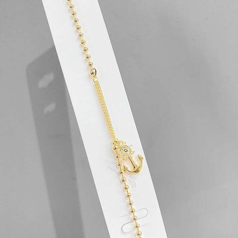 Wholesale INS Fashion Anchor Chain Women 'S Hot Sale Gold Plated Bracelet Ornament
Wholesale INS Fashion Anchor Chain Women 'S Hot Sale Gold Plated Bracelet Ornament