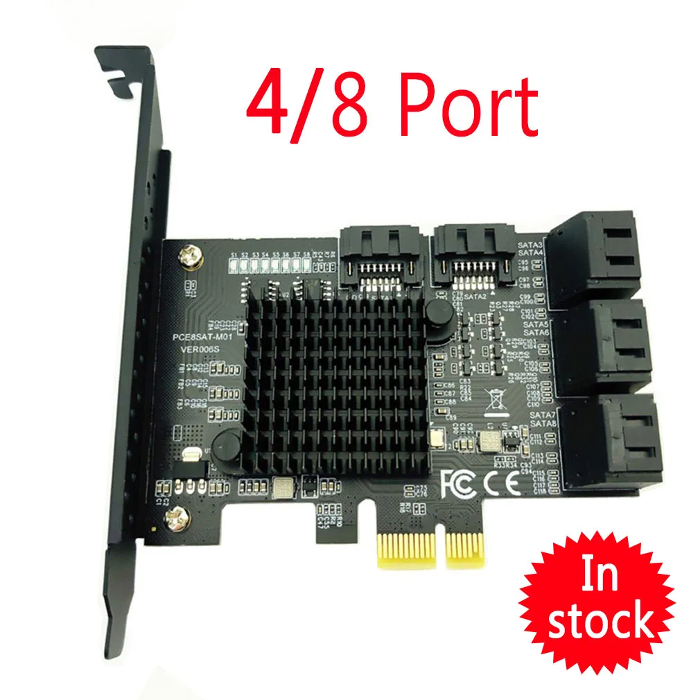 Видеокарта SATA PCI Express, 4/8 портов, контроллер SATA 3,0, PCI-E Raid Card PCI E в SATA3.0, адаптер, карта преобразователя
Видеокарта SATA PCI Express, 4/8 портов, контроллер SATA 3,0, PCI-E Raid Card PCI E в SATA3.0, адаптер, карта преобразователя