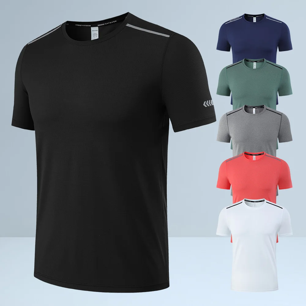 2021 Summer Sport Shirt Men Short Sleeve Workout Gym T Shirt Breathable Loose Running T Shirt Men Fitness Tops Team Service
2021 Summer Sport Shirt Men Short Sleeve Workout Gym T Shirt Breathable Loose Running T Shirt Men Fitness Tops Team Service