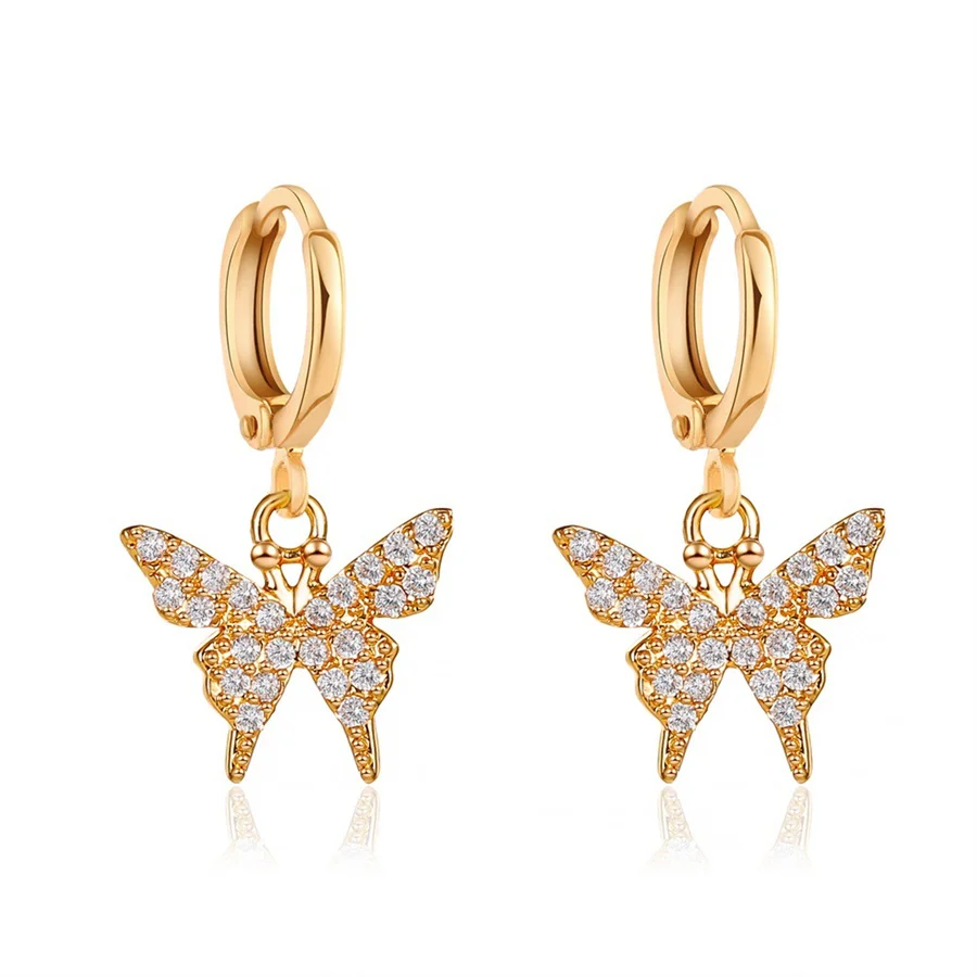 Bohemian Fashion Women Butterfly Drop Earring Simple Animal Earrings Golden Silver Color Earrings Indivual Girls Party Jewelry
Bohemian Fashion Women Butterfly Drop Earring Simple Animal Earrings Golden Silver Color Earrings Indivual Girls Party Jewelry