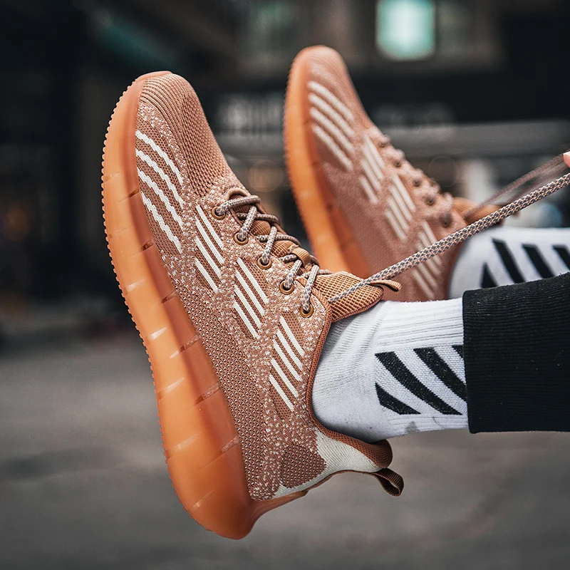 Fly Weave Adult Sports Shoes Men Sneakers Man Sport Shoes Walking Mens Runner Lace-Up Lightweight Breathable Walking Shoes 
Fly Weave Adult Sports Shoes Men Sneakers Man Sport Shoes Walking Mens Runner Lace-Up Lightweight Breathable Walking Shoes