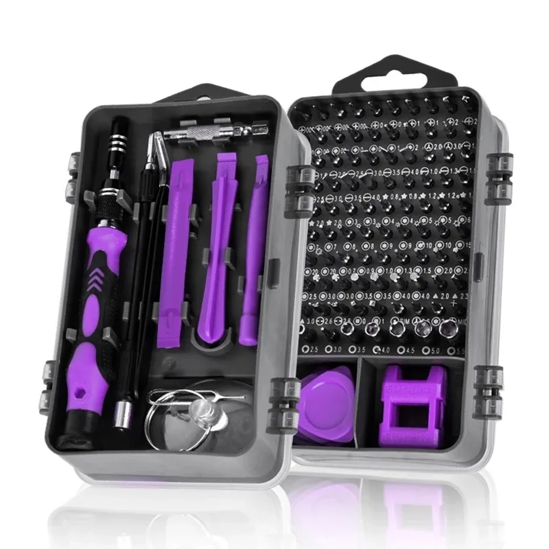 115 In 1 Mini Screwdriver Set of Screw Driver Bit Set Precision Set For Laptops Phone Watch Tablet Electronic Device Hand Tool
115 In 1 Mini Screwdriver Set of Screw Driver Bit Set Precision Set For Laptops Phone Watch Tablet Electronic Device Hand Tool