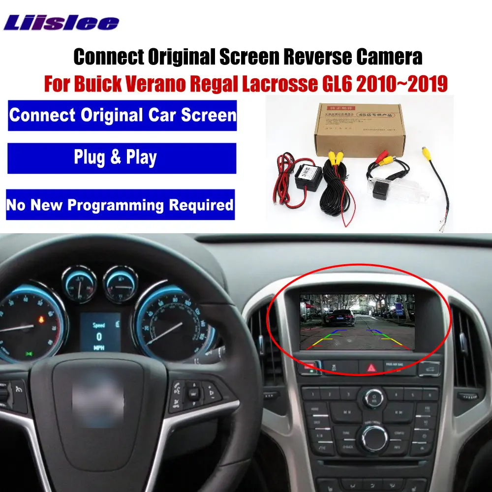 

For Buick Regal GL6 2010-2019 Car Rear View Back Up Camera Parking RCA HD CCD CAM OEM Display Reversing Image Upgrade Kit