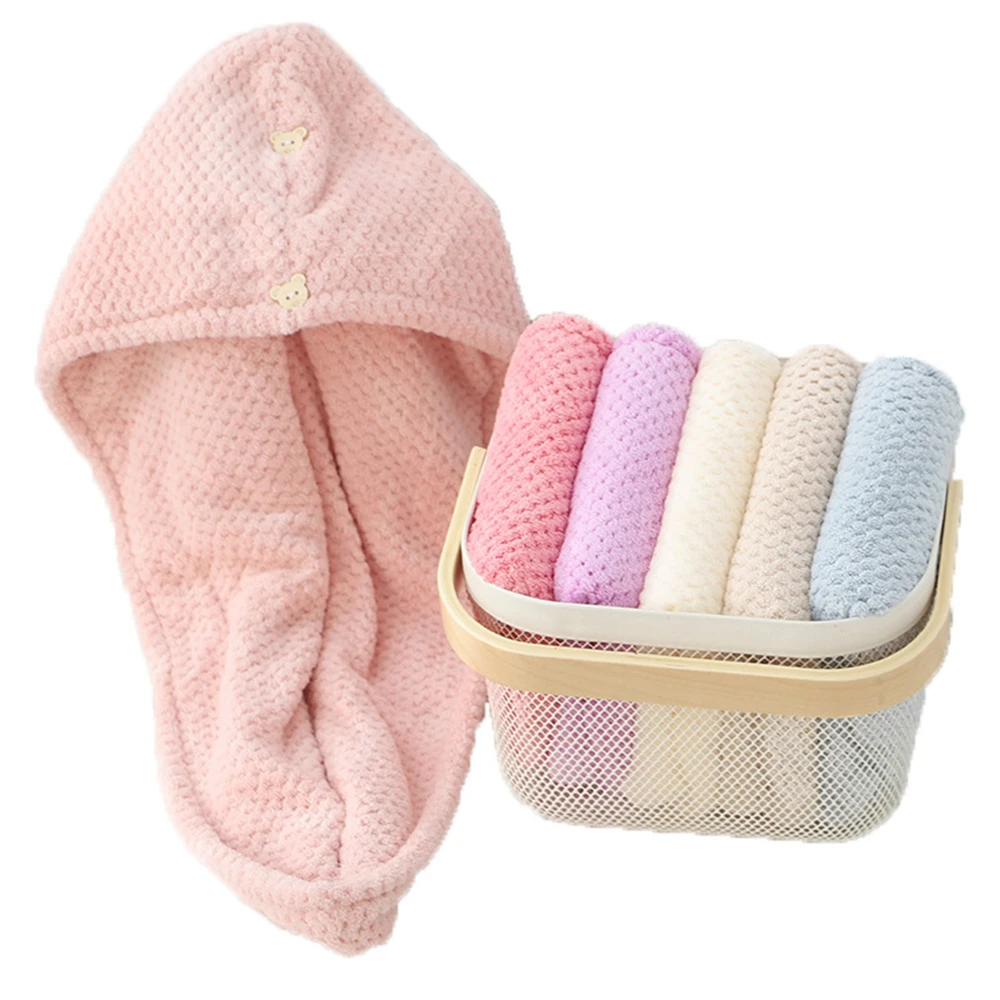 Microfiber Coral Fleece Pineapple Grid Shower Cap Female Spa Headband Quick-drying Hair Towel Shower Cap
Microfiber Coral Fleece Pineapple Grid Shower Cap Female Spa Headband Quick-drying Hair Towel Shower Cap