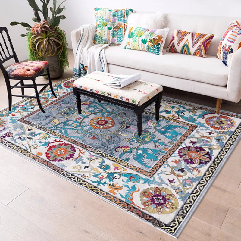 New Bohemian Turkish Style Carpet Multicolor European Floral Rug Bedroom Living Room Carpet Fashion Rug Tapete Parolr Soft Bed
New Bohemian Turkish Style Carpet Multicolor European Floral Rug Bedroom Living Room Carpet Fashion Rug Tapete Parolr Soft Bed