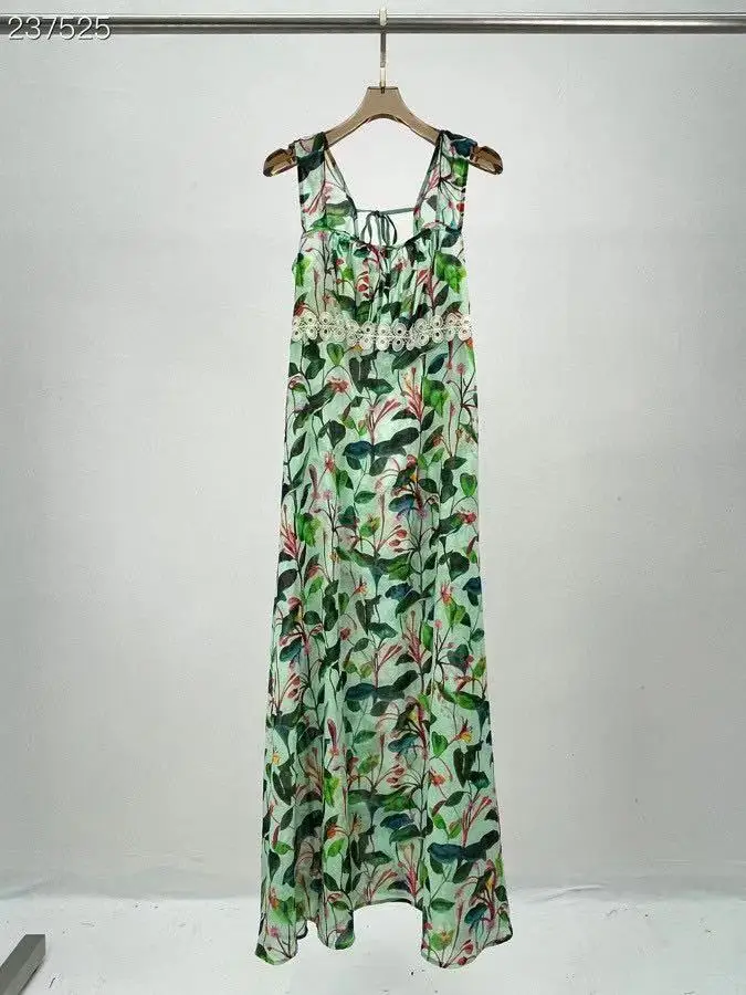 Fyion 2021 Autumn Fashion Runway Long Dress Women Spaghetti Strap Backless Slash Neck Floral print Vacation Elegant Dress
Fyion 2021 Autumn Fashion Runway Long Dress Women Spaghetti Strap Backless Slash Neck Floral print Vacation Elegant Dress
