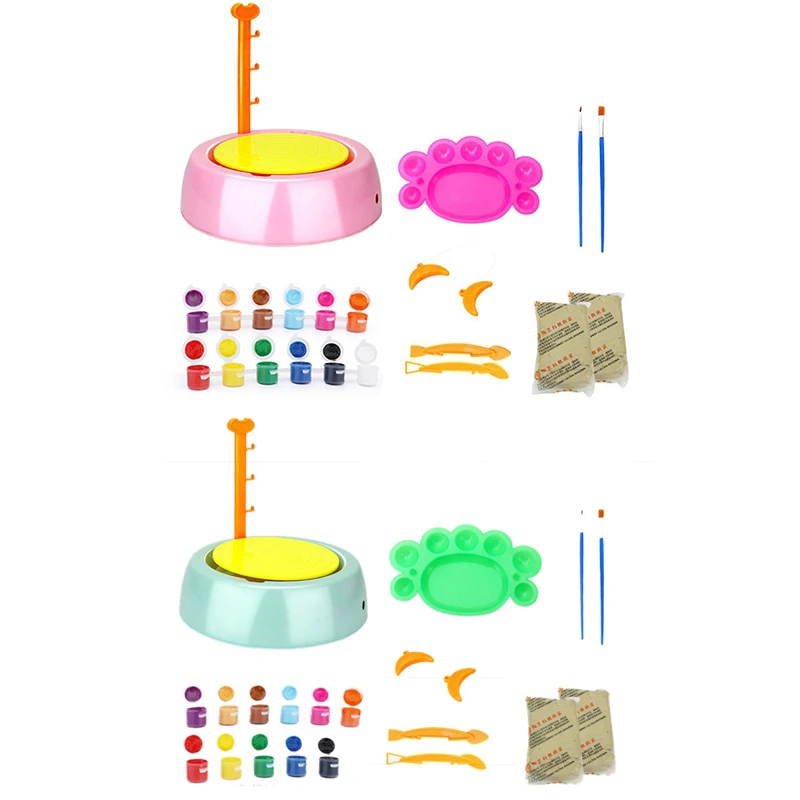 DIY Handmade Ceramic Pottery Machine Kids Craft Toys for Boys Girls Mini Pottery Wheels Arts Early Educational Toy
DIY Handmade Ceramic Pottery Machine Kids Craft Toys for Boys Girls Mini Pottery Wheels Arts Early Educational Toy