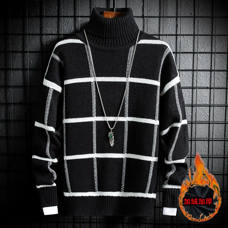 Casual Loose Man Sweaters Winter Fashion Pullover Turtleneck Knitted Long Sleeve Man Sweaters Pull Hiver Men's Clothing DB60MY
Casual Loose Man Sweaters Winter Fashion Pullover Turtleneck Knitted Long Sleeve Man Sweaters Pull Hiver Men's Clothing DB60MY