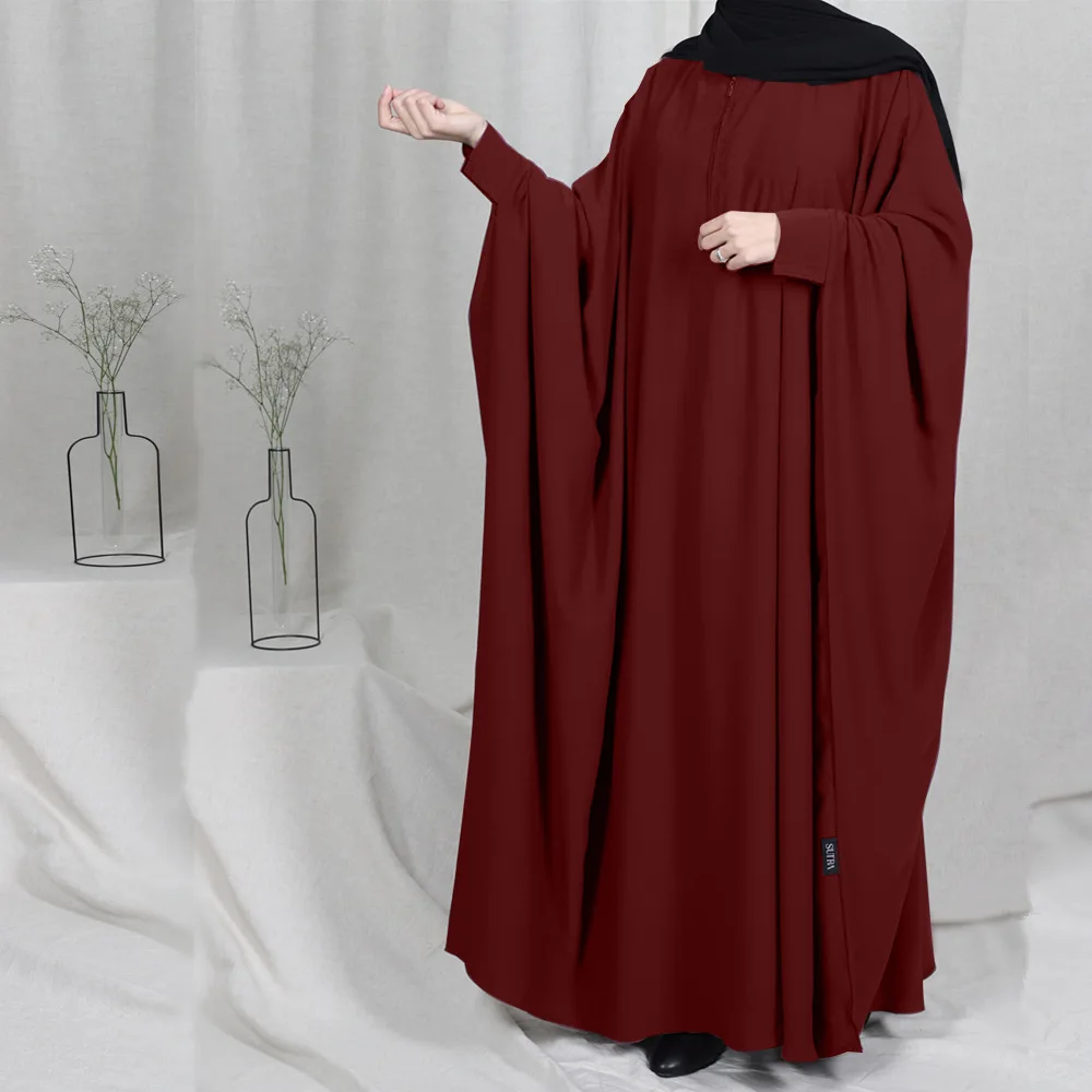 Мусульманское цельнокроеное Молитвенное платье Nida Jilbaab для женщин длинная абайя