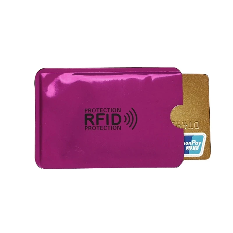 1Pcs Anti Rfid Wallet Blocking Reader Lock Bank Card Holder Id Bank Card Case Protection Metal Credit NFC Holder Aluminium
1Pcs Anti Rfid Wallet Blocking Reader Lock Bank Card Holder Id Bank Card Case Protection Metal Credit NFC Holder Aluminium