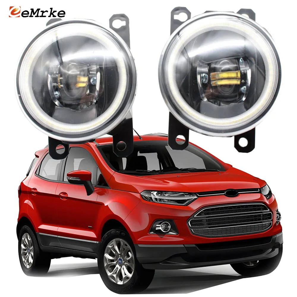 Светодиодный ные дневные ходовые огни Angel Eye DRL для Ford EcoSport 2013-2016/Facelift 2016-2018, противотуманные фары, автомобильный Стайлинг с режущими линзами
Светодиодный ные дневные ходовые огни Angel Eye DRL для Ford EcoSport 2013-2016/Facelift 2016-2018, противотуманные фары, автомобильный Стайлинг с режущими линзами