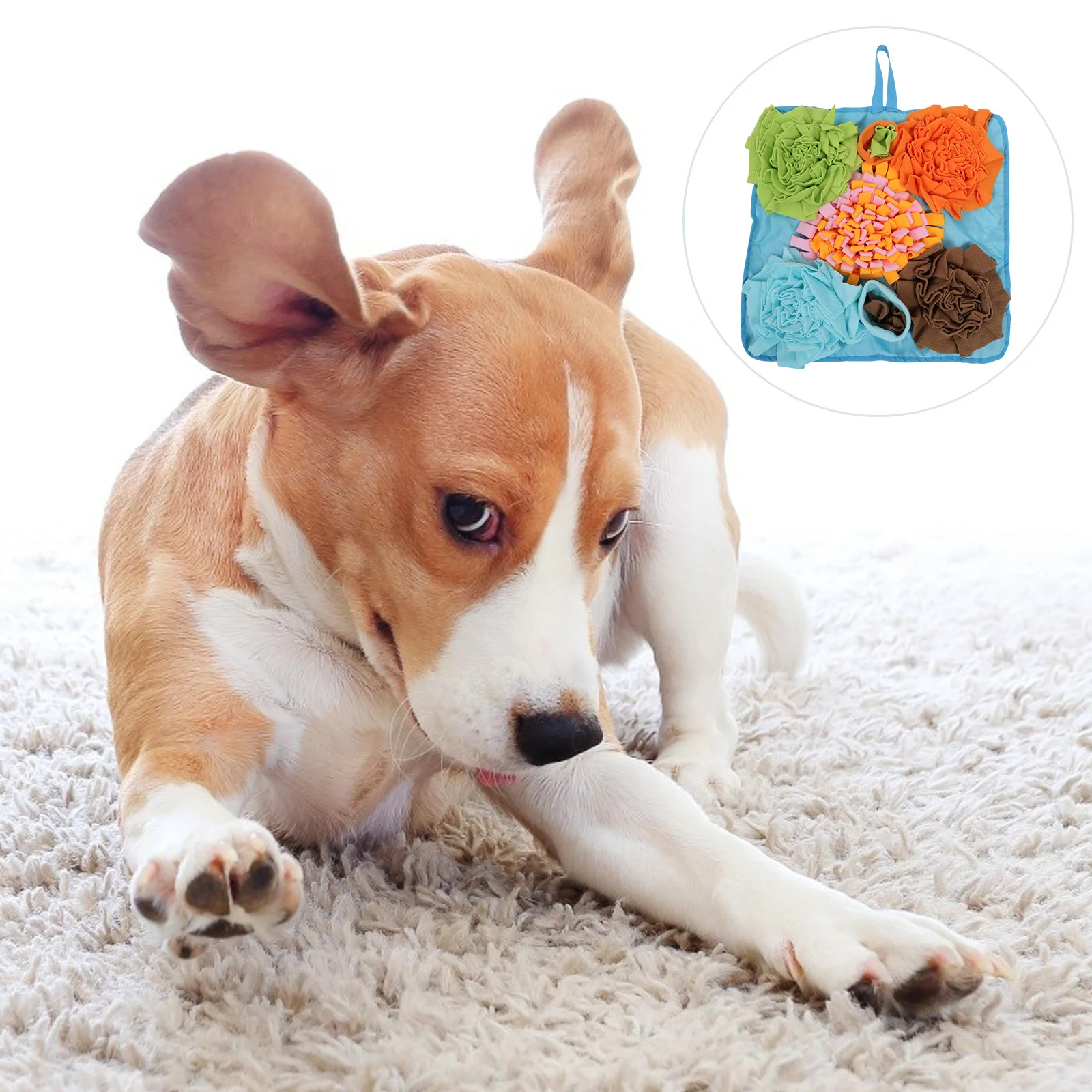 1Pc Dog Snuffle Mat Treat Dispenser Training Blanket Dog Snuffle Bed Food Dispenser
1Pc Dog Snuffle Mat Treat Dispenser Training Blanket Dog Snuffle Bed Food Dispenser