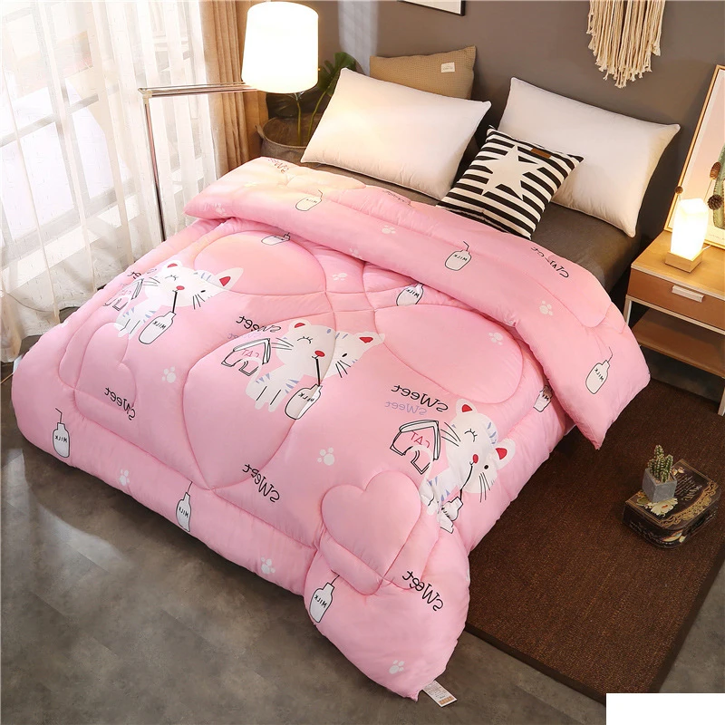 High Quality Warm Quilt Comforter 150x200cm/180x220cm/200x230cm/220x240cm Twin Queen King size duvet for Kids Cartoons Bed Cover
High Quality Warm Quilt Comforter 150x200cm/180x220cm/200x230cm/220x240cm Twin Queen King size duvet for Kids Cartoons Bed Cover