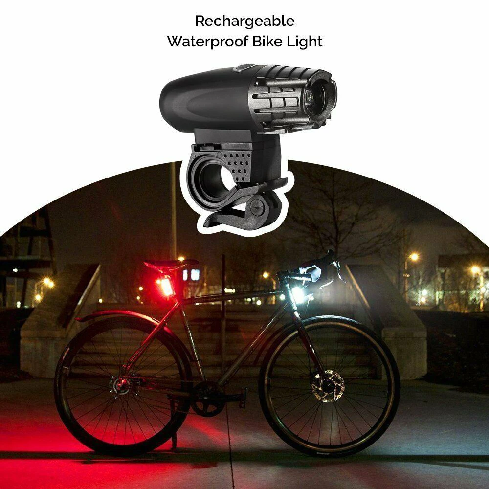 High Quality Front Bicycle Light USB Rechargeable LED Bike Light Waterproof Cycling Headlight Climbing Safety Flashlight Lamps
High Quality Front Bicycle Light USB Rechargeable LED Bike Light Waterproof Cycling Headlight Climbing Safety Flashlight Lamps