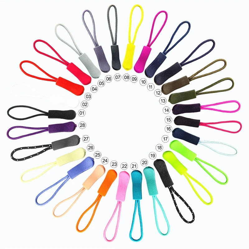 HOMETREE 20Pcs Zipper Rope Durable Luggage Backpack Clothes Accessories Multicolor Pull Cord DIY Zipper Head Strap Draw String
HOMETREE 20Pcs Zipper Rope Durable Luggage Backpack Clothes Accessories Multicolor Pull Cord DIY Zipper Head Strap Draw String