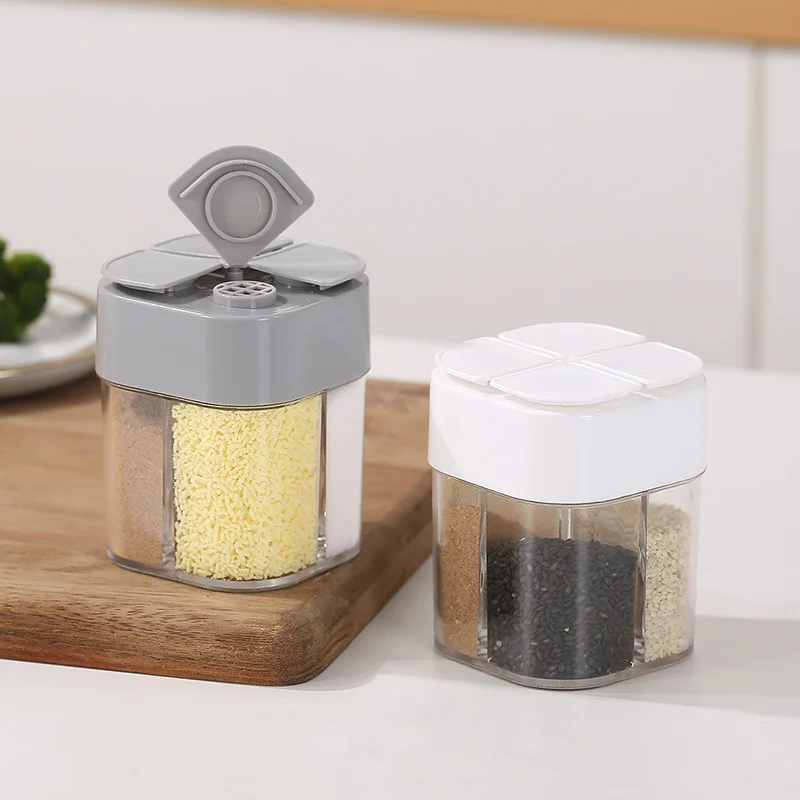 Four In One Spice Jars Kitchen Organizer Spice Container Salt Shaker Pepper Cumin Powder Jar Kitchen Jars for Spices
Four In One Spice Jars Kitchen Organizer Spice Container Salt Shaker Pepper Cumin Powder Jar Kitchen Jars for Spices