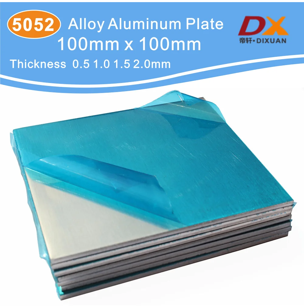 5052 Aluminum Plates 100x100mm High Strength Al-Mn Alloy Customizable Size Rust Protection Rustproof Sheets 0.5/1.0/ 2.0/3.0mm
5052 Aluminum Plates 100x100mm High Strength Al-Mn Alloy Customizable Size Rust Protection Rustproof Sheets 0.5/1.0/ 2.0/3.0mm