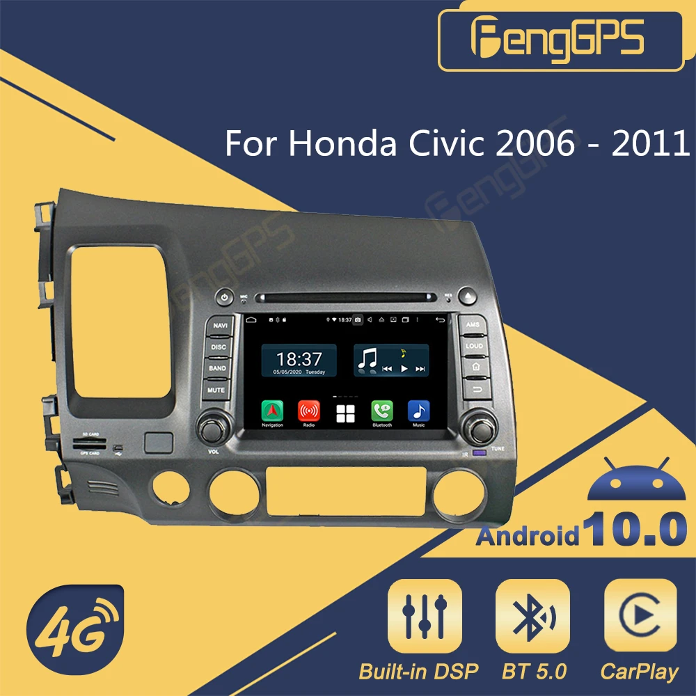 Автомагнитола 2 Din на Android для Honda Civic 2006-2011, радиоприемник, GPS-навигатор, мультимедийный DVD-плеер, головное устройство
Автомагнитола 2 Din на Android для Honda Civic 2006-2011, радиоприемник, GPS-навигатор, мультимедийный DVD-плеер, головное устройство