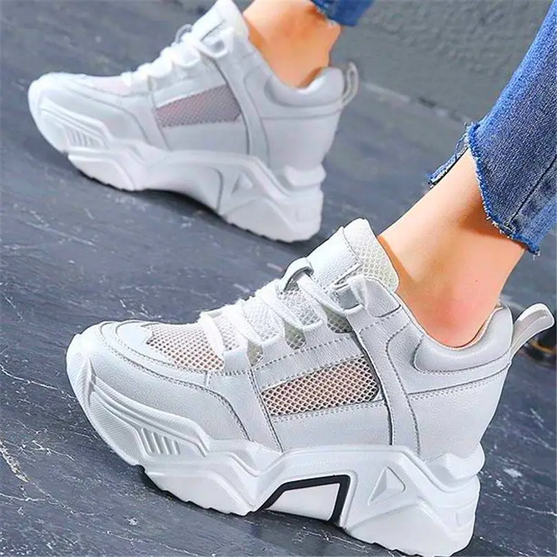 Summer Ankle Boots Women's Breathable Cow Leather Platform Wedge Fashion sneaker High Heel Sandals Casual Shoes Round Toe
Summer Ankle Boots Women's Breathable Cow Leather Platform Wedge Fashion sneaker High Heel Sandals Casual Shoes Round Toe