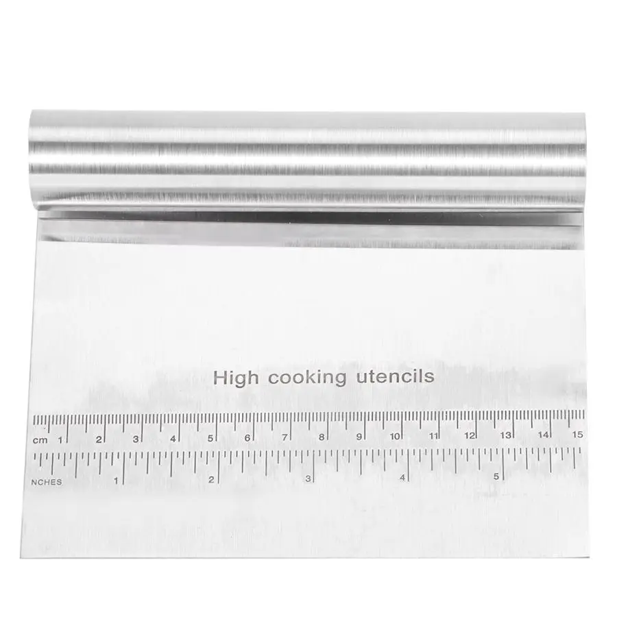 2pcs Baking Cutters Stainless Steel Pizza Dough Scraper Cutter Pastry Spatulas Fondant Cake Decoration Tools | Дом и сад