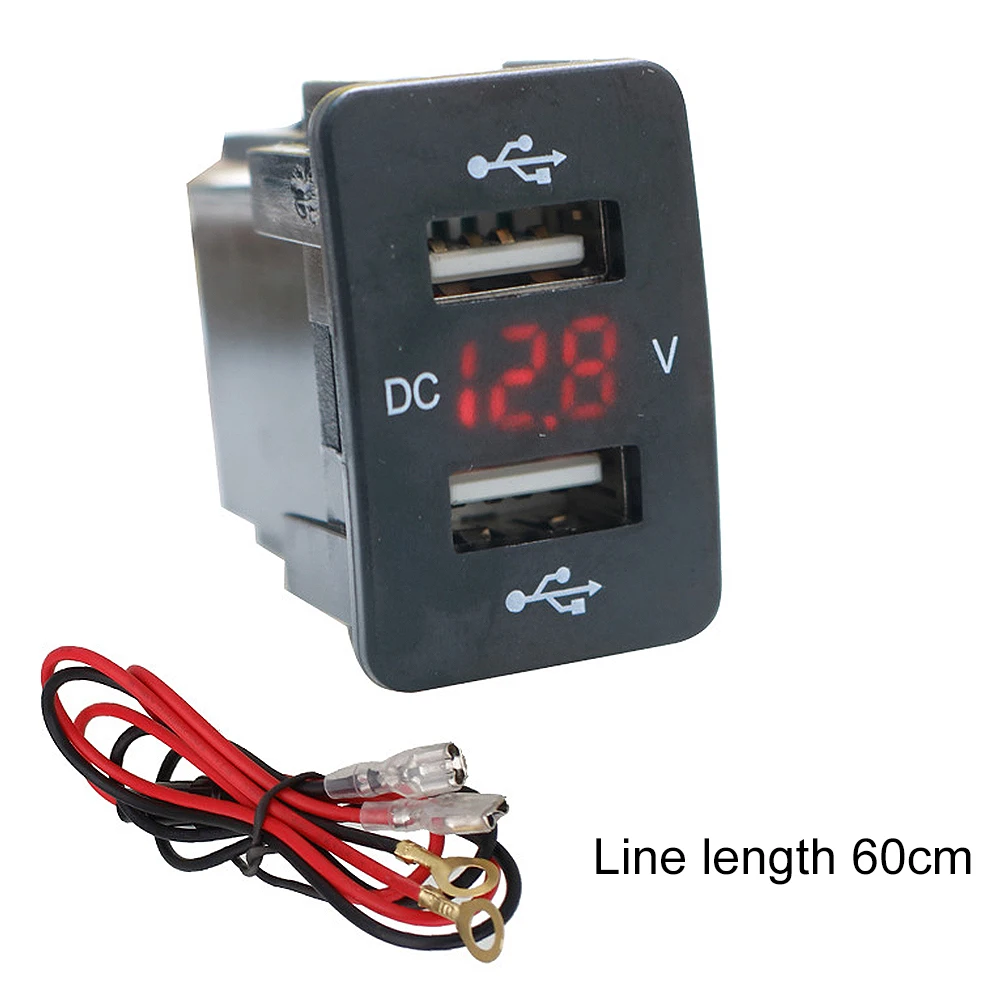 12-24V устройство для автомобиля с двумя портами USB Зарядное устройство быстрой зарядки адаптер авто светодиодный вольтметр разъем для Toyota Honda...
12-24V устройство для автомобиля с двумя портами USB Зарядное устройство быстрой зарядки адаптер авто светодиодный вольтметр разъем для Toyota Honda...