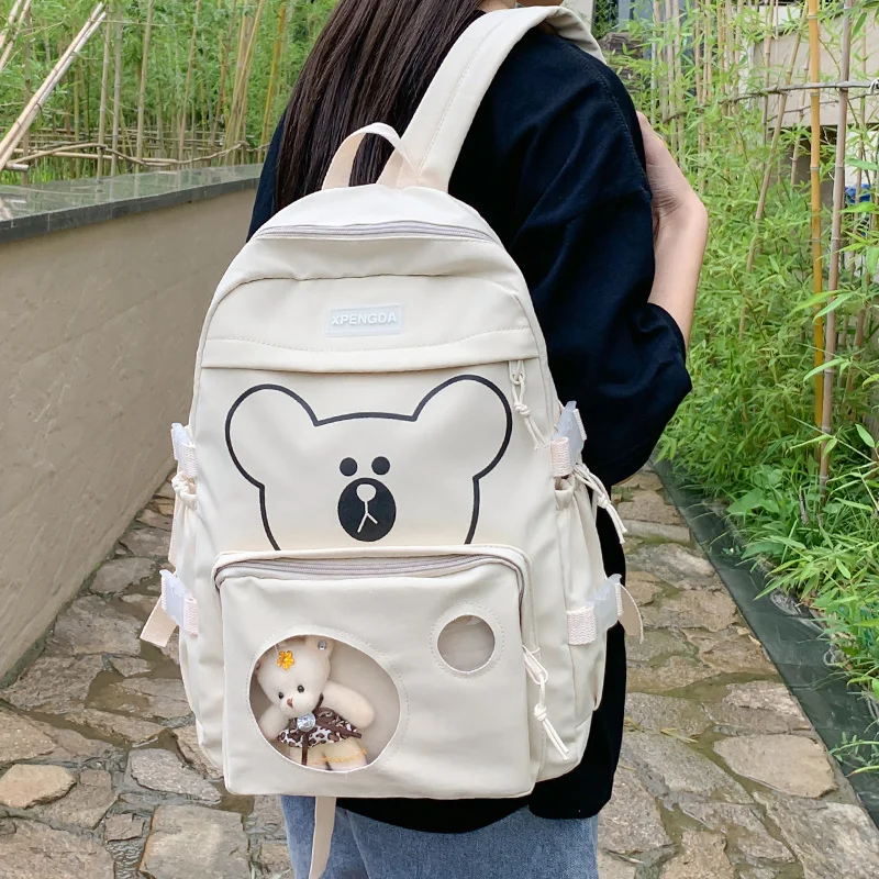 Cute Girl Large Capacity Pure Color Backpack Korean Japanese Contracted Style Students Schoolbag Waterproof Computer Travel Bag
Cute Girl Large Capacity Pure Color Backpack Korean Japanese Contracted Style Students Schoolbag Waterproof Computer Travel Bag